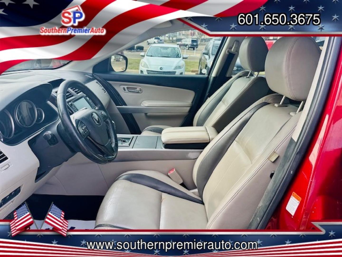 2011 RED MAZDA CX-9 GRAND TOURING (JM3TB2DA6B0) , located at 922 W. Beacon St., Philadelphia, MS, 39350, (601) 650-3675, 32.770447, -89.127151 - Photo#9